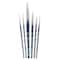 Silver Brush Limited Bristlon Short Handle Liner Brushes, Set of 6